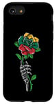 Coque pour iPhone SE (2020) / 7 / 8 Rose de Lituanie avec squelette drapeau lituanien Racines Souvenir