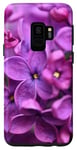 Galaxy S9 Purple Pink Lilac Flower Case
