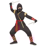 W WIDMANN MILANO Party Fashion - Costume enfant Ninja, guerrier japonais, combattant, déguisements de carnaval