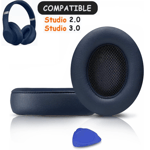 Blue Replacement Ear Pads Soft Cushion Cover Beats Studio 2.0 3.0 Wireless Wired