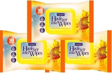 Hayfever Allergy Daily Relief Wipes 3x30 Hands & Face Remove and Traps Pollen
