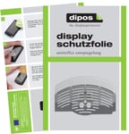 dipos I 2x Screen Protector matte compatible with DeLonghi Magnifica ESAM 3200.S stainless steel grate Protection Films