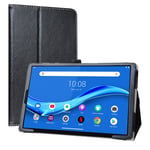 LiuShan Compatible with Tab M10 Plus Case,Smart Tab M10 Plus case,PU Leather Slim Folding Stand Cover for 10.3" Lenovo Tab M10 Plus/Smart Tab M10 Plus Tablet PC (Not fit Lenovo Smart Tab M10),Black