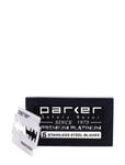 Parker Parker Premium Platinum Double Edge Blades - 5 Pack Silver