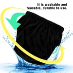 Adult Cloth Diaper Reusable Washable Adjustable Large Nappy Black404 REL