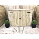 8 x 5 Pressure Treated Tongue AndGroove Bike Store With Double Doors