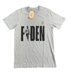 England Football Men's T-Shirt (Size S) Phil Foden Blue Logo Top - New