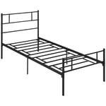 Metal Bed Frame   Headboard and Footboard Underbed Storage