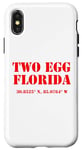 iPhone X/XS Two Egg Florida Coordinates Case