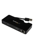 Travel Docking Station for Laptops - HDMI or VGA - USB 3.0 - docking station - HDMI