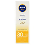 NIVEA Sun UV Face Crème Solaire Anti-Âge Q10, 30 SPF, 50 ml