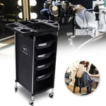 6 Layers Multi Functional Hair Salon Tool Storage Cart Trolley With Unive UK REL