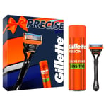 Gillette Fusion5 Precise Gift Set, Razor + Shaving Gel