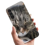 Samsung Galaxy A35 5G - Skal/Mobilskal Sovande Katt