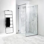 Unidrain GlassLine duschdörr, 77,6 cm, klart glas