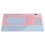 ASUS Strix Flare Pink LTD RGB Backlight Wired Gaming Keyboard with Detachable Wrist Rest (Mechanical Blue Switch)