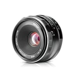 Meike 25mm f/1.8 Large Aperture Wide Angle Lens Manual Focus Lens for Sony Mirrorless Emount Cameras