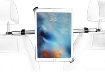 MEQATS Car Headrest Tablet Holder for iPad, woleyi Car Tablet Mount Clamp Bac...