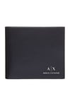 Armani Exchange Men's Essential Plain Leather, Set 2 pezzi Gift Wallet & Keychain, 20, OS