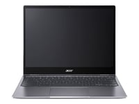 Acer Chromebook Spin 713 CP713-3W - Conception inclinable - Intel Core i3 - 1115G4 / 3 GHz - Chrome OS - UHD Graphics - 8 Go RAM - 256 Go SSD - 13.5" IPS écran tactile 2256 x 1504 (QHD) - Wi-Fi 6 - gris acier - clavier : Français