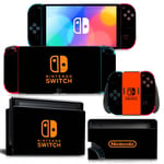 Kit De Autocollants Skin Decal Pour Switch Oled Game Console Full Body Gradient, T1tn-Nsoled-0494