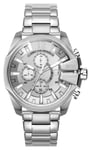 Diesel DZ4652 Men's Baby Chief (43mm) Silver Chronograph Watch