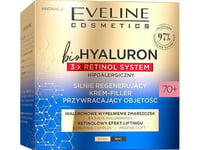 EVELINE Eveline bioHYALURON 3xRetinol System 70+ Strongly regenerating Cream-Filler restoring volume 50ml