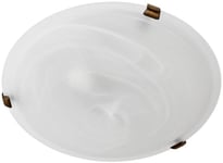 Åre Plafond Ø50cm Nickel/Vit