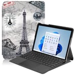 EIDERWOOD Microsoft Surface Go 4 Fodral m. Stativfunktion - Eiffeltornet