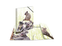 HERMA Koalafamily, Vanlig mapp, A3, Polypropylen (PP), Multifärg, Resårband, 335 mm