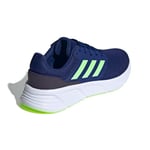 adidas Men's Galaxy 6 Shoes Sneaker, Dark Blue/Green Spark/Aurora Black, 13.5 UK
