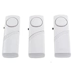 Burg Wachter EA306 Magnetic Door or Window Contcat Alarm - White (Pack of 3)