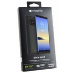 Mophie Samsung Galaxy Note8 2950mAh Juice Pack Qi Battery Charger Case Cover