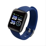 XSHIYQ Smart Band Blood Pressure Fitness Tracker Watch Heart Rate Fitness Bracelet Waterproof 1.3 inch D13pro Blue