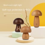 Svamplampa i trä, tacksägelsepresent, svampljus, söt svamplampa, svampdekoration, nattlampa, julklapp, present i bokträ Type A Beech