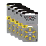 Rayovac Extra Advanced ACT 10 gul 5-pakk