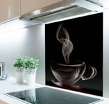 UrboArt Digital Print Glass Splashback Heat Resistant Toughened 544 (90cm x 70cm)