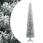 vidaXL Smal julgran med stativ och snö 300 cm PVC 357687