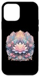 Coque pour iPhone 12 mini Fleur de lotus Yoga Méditation Bouddhisme Spiritualité