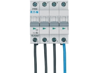 EATON Automatisk säkring, 4-polig, 16A, B-karaktär, 6 kA, 230 V, bredd 4 moduler