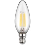 LED-kronljuslampa E14 | 6W | 1055 lm | 2700 K| Varm vit | Ej dimbar