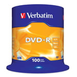 Verbatim DVD-R Matt Silver. Native capacity: 4.7 GB Type: DVD-R Optical disc ...