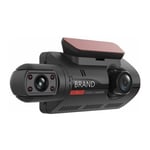 Caméra de voiture Dashcam avant et arrière, Full hd, grand angle 140°,avant + intérieur, 1pc. Trimec