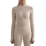 aim'n Shape Seamless Zip Jacket Beige