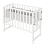 Roba Comforter & Bassinet 3in1 White med Barrier Style grey