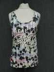SUPERDRY All Over Print Vest Size Small LN021 GG 07