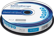 Mediarange MR507 BD-R DL 50GB 6X (10) Cake Box Once Writable