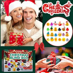 24 Grids Christmas Advent Calendar Blind Box Rubber Duck Toys Xmas Gifts Box UK