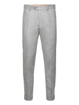Denz Turn Up Trousers Bottoms Trousers Formal Grey Oscar Jacobson