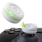 playvital Thumbs Cushion Caps Thumb Grips for ps5, for ps4, Thumbstick Grip Cover for Xbox Series X/S, Thumb Grip Caps for Xbox One, Elite Series 2, for Switch Pro Controller - White